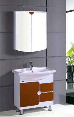 Bathroom Base Cabinets on Bathroom Floor Cabinets On 700mm Pvc Bathroom Vanity Cabinet P6204