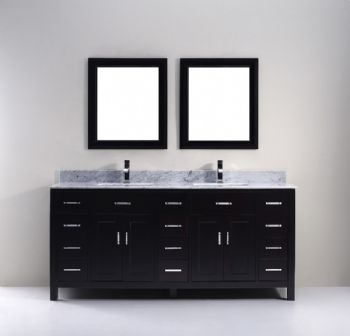 Solid Wood Bathroom Vanities on Double Sinks Bathroom Vanity S1005 From Wooden Bathroom Cabinet