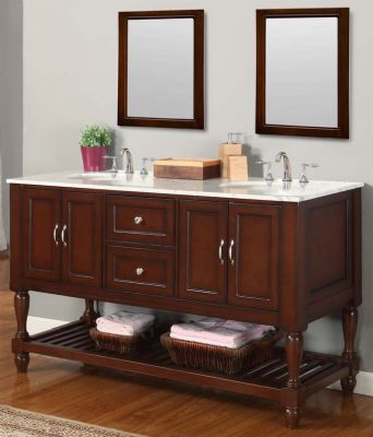 60inc Espresso Bathroom Vanities Cabinet S3105 From Walnut