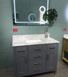 Solid bathroom vanity  1946