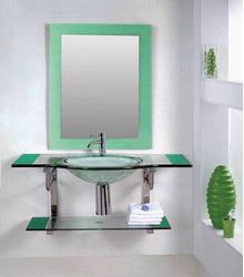 Glass bathroom cabinet Vanity 22