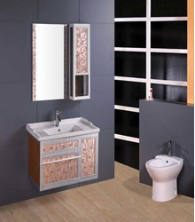 bathroom cabinet Glass Vanity 44
